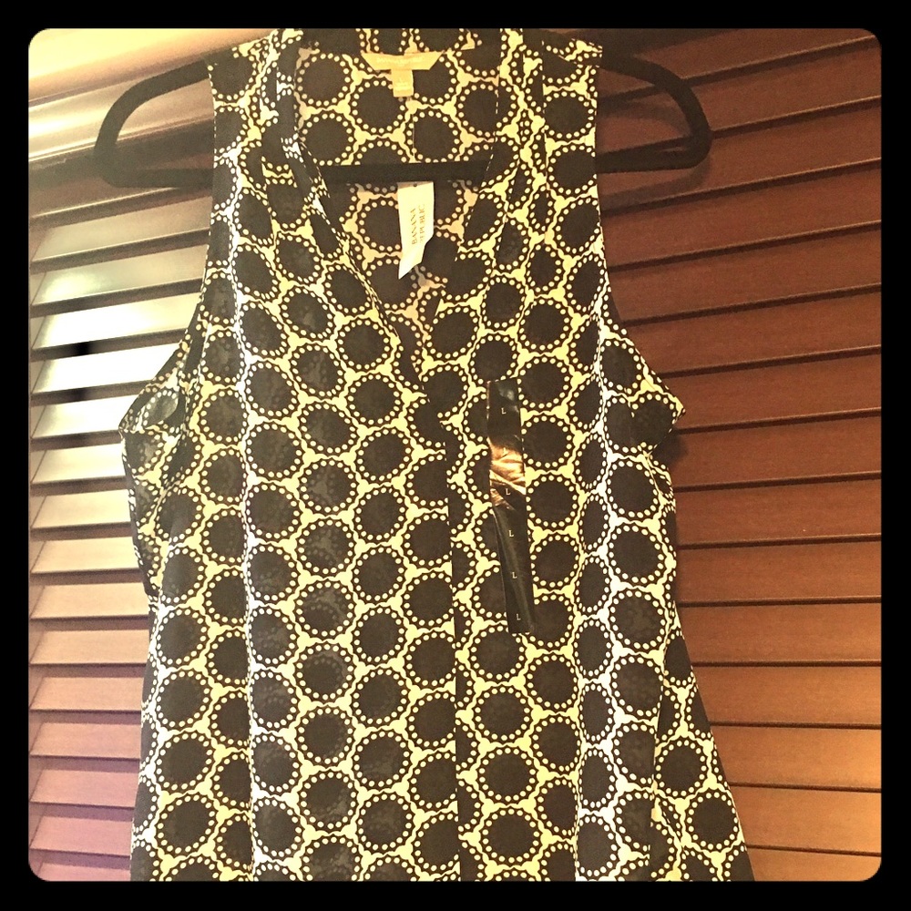 Sheer sleeveless tunic